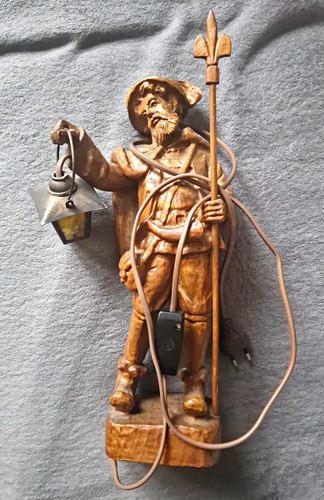 Holz figurenlampe mann mit - figurenlampe,