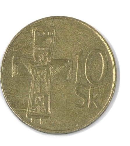 Kronen münze slowakei - 10,