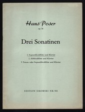 Drei Sonatinen op. 36 : 1
