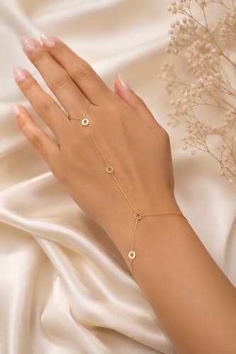 Karat gold handkette - karat,