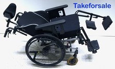 Pflegerollstuhl Alu Rehab