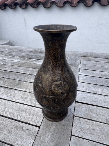 Asiatische bronze vase jh - bronze,