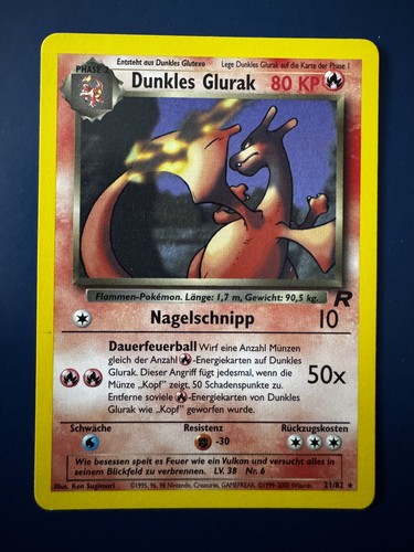 Pokemon dunkles glurak - glurak, 21/82