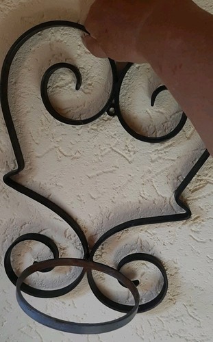 Alter schmiedeeisen wandhalter - alter,