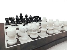 12 Zoll schwarz-weiß Marmor