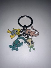 Pokémon Schlüsselanhänger Metall Halder - Mew Manaphy Celebi Jirachi Original