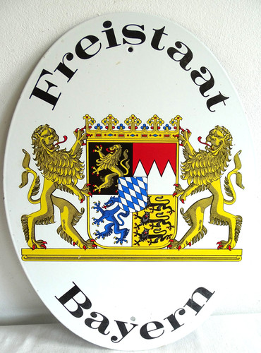 Freistaat bayern schild x - freistaat,