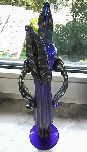 Vintage glaskunst florale - vintage,