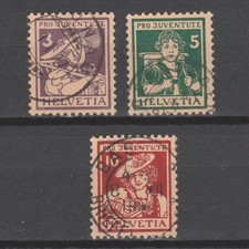 Schweiz 1916 Mi 130-132 Pro