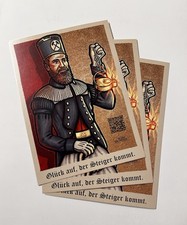 3 Stück Postkarten Glück