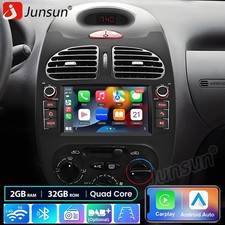 Android 13 Für PEUGEOT 206 2001-2016 Carplay Autoradio GPS Navi SWC 2G+32G DAB+ 