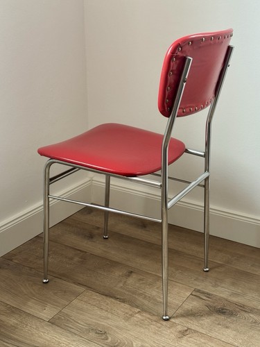 Vintage designstuhl rot - vintage,