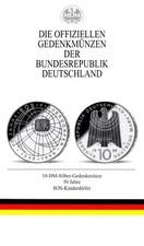 10 DM 1999 - 50 Jahre SOS - Kinderdörfer - Zertifikat