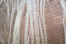 Ältere Gardine Store,  weiß, Baumwolle oder Baumwoll-Mix, mit Kräuselband