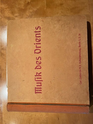 Musik des orients - des, schellack