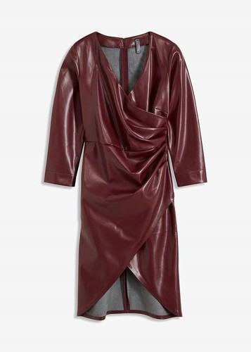 Lederimitat kleid 36 - gr.,