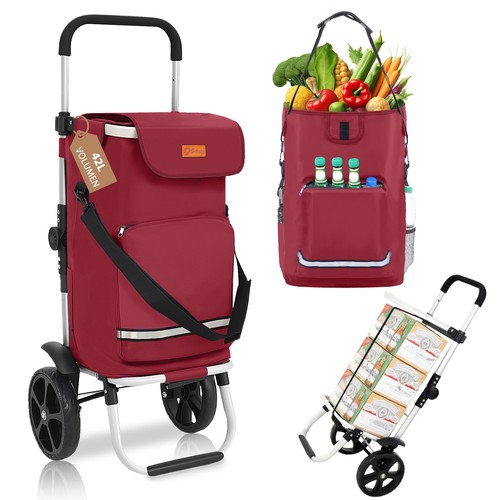 Einkaufstrolley klappbar aus - einkaufstrolley,