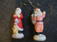 2 antike Weihnachtsmann aus porzellan 1900?