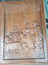 6 x Wandbild Holz Relief