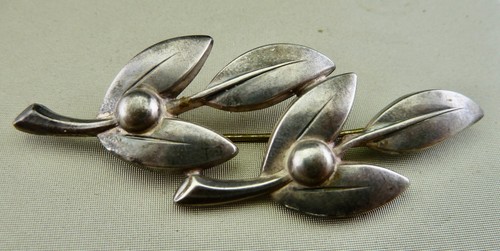 Brosche versilbert wmf ikora - versilbert,