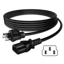 UL 6FT AC Power Cord Cable For