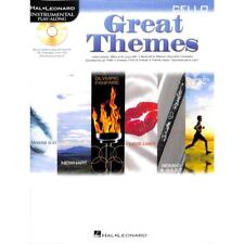 % GREAT THEMES Noten für Cello + CD! HLE 842477 - Film TV Kino NOTEN
