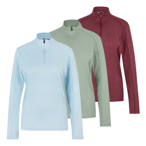Ziener damen pullover half - ziener, half-zip