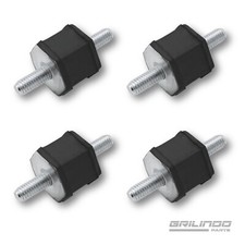 Silentblock gummipuffer - 4x,