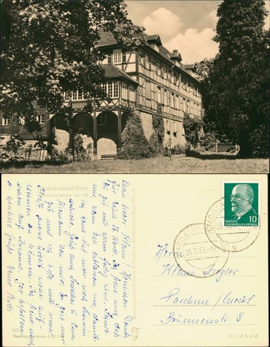 Ansichtskarte stadtlengsfeld - ansichtskarte,