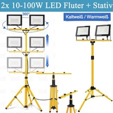 LED Baustrahler Stativ Fluter