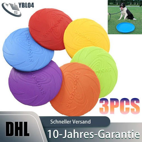 3pcs dog disc naturgummi - dog,