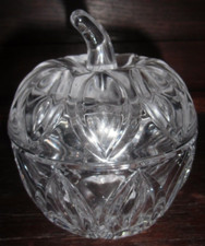 Marmeladen - Töpfchen - Glas / Form  Apfel  H 10,5cm
