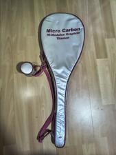 Crane Micro Carbon Hi-Modulus Graphite Titanium Squashschläger-Tasche.