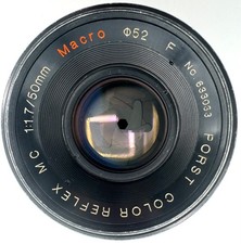 Porst 50MM 1:1.7 Lens Color