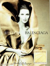REKLAME WERBUNG 026 1999 Balenciaga Parfum Femme Cristobal