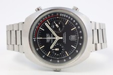 HEUER Montreal Automatic Chronograph 110.503N 1970er 42mm Dif21888 AVS18039 X
