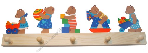 Kinder garderobe bärchen 5 - "bärchen",