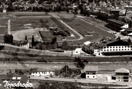 1950 meran reitplatz - ak,