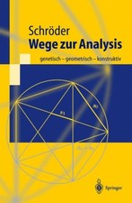 Schrder wege zur analysis - schrder,