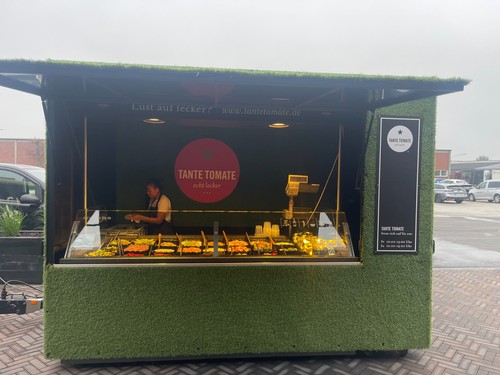 Verkaufsstand mit kühlung - mit,