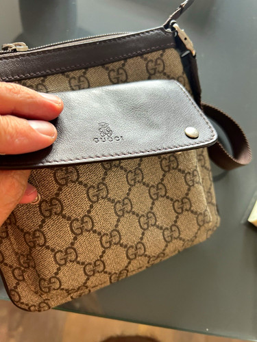 Gucci canvas umhängetasche - gucci,