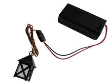 Led laterne mit batteriebox - led-laterne, 3v