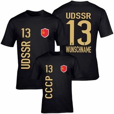 Fanshirt udssr trikot gold - fanshirt,