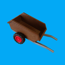 Playmobil Reiterhof - Handwagen Heuwagen Mistkarre - dunkelbraun - aus 4193 5221