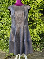 Kleid Talboot Runhof Größe 44 Blau Silber