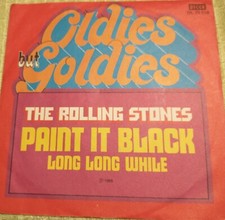 Single 7" The Rolling Stones -  Paint it black - Oldies but Goldies (DL 25 519)