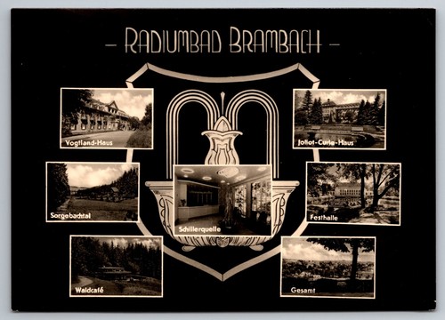 Radiumbad brambach - ak,