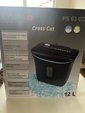 Aktenvernichter für Papier, Partikelschnitt, 12 Liter