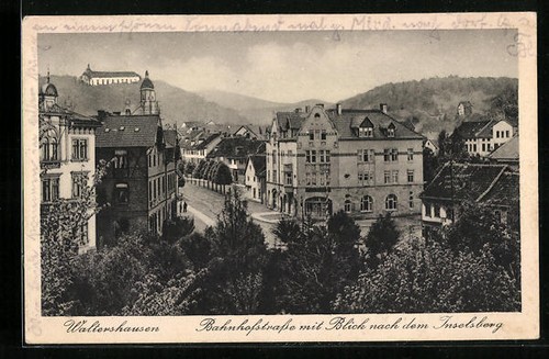 Ansichtskarte waltershausen - ansichtskarte,