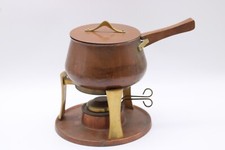 Fondue topf rechaud kupfer - topf,